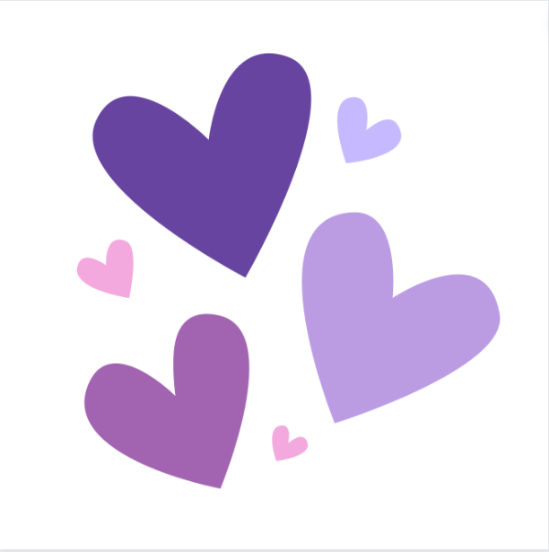  purple hearts